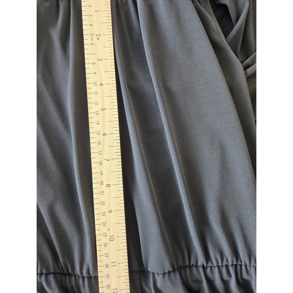 Sunny Leigh Drop Shoulder Flowy Strapless Overalls Jumpsuit Sz M Goth Festive - Picture 16 of 16